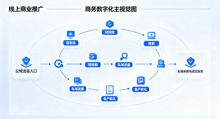 依兰县线上商业推广怎么做？全域流量闭环搭建与低成本转化实战指南